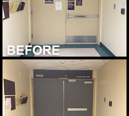 Retro-Fit Medical Doors