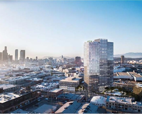 Arts District High Rise Starts Work