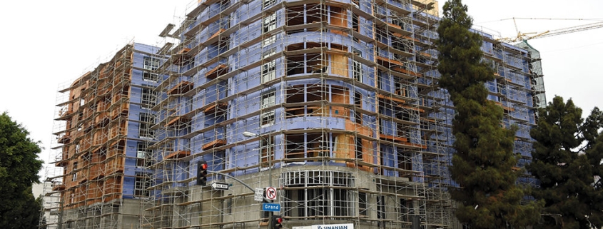 E on Grand in LA – Residential and Retail 7 story building