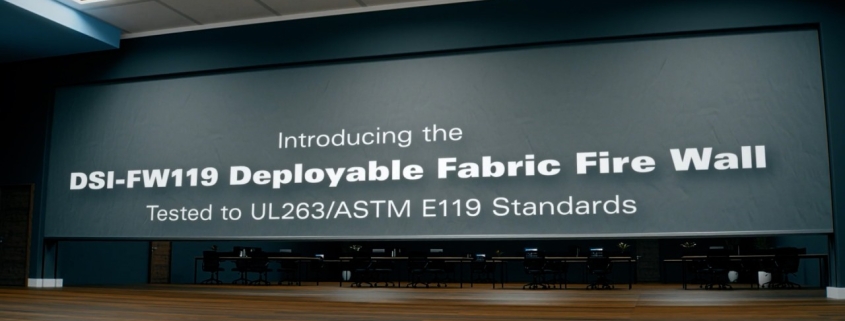 Header image of DSI-FW119 Deployable Fabric Fire Wall