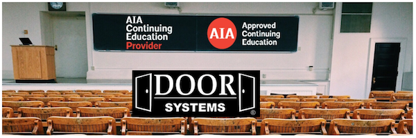 Door Systems AIA Courses Header