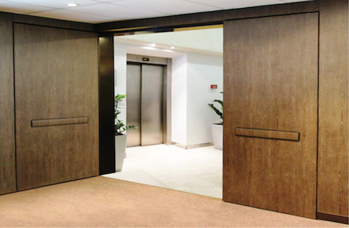 Syntegra Lobby Doors with XT Panic Bars