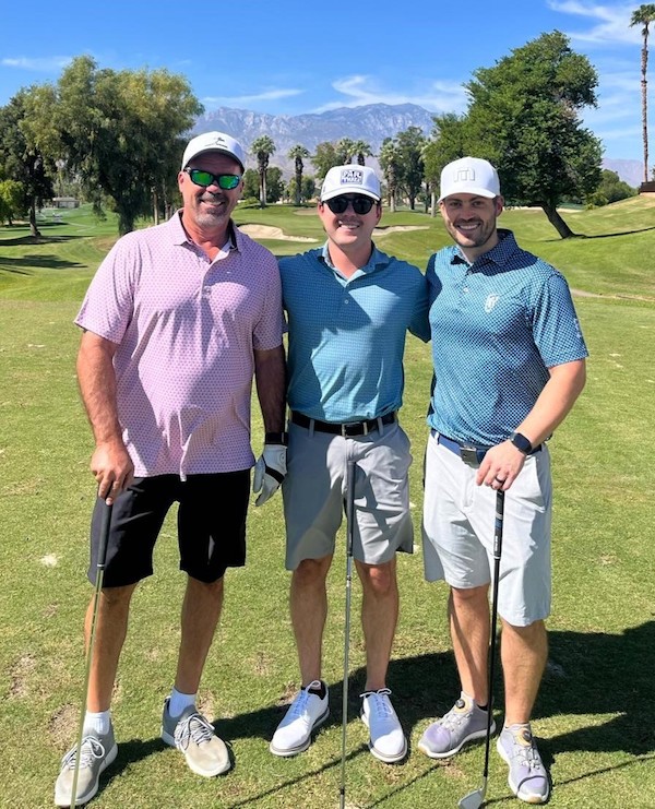 Jeff Bonnema, Jimmy Luis, Phil Whinery at Golf Charity Event