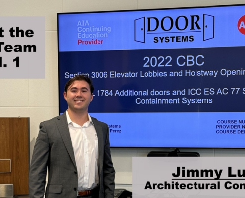 Jimmy Luis - Architectural Consultant at Door Systems
