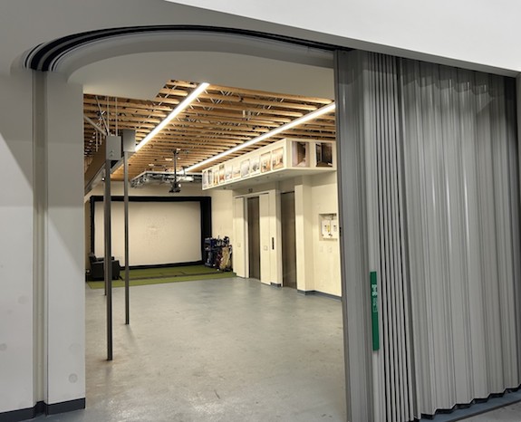 Won-Door Fire Guard with Radius, Egress Padle in Show Room