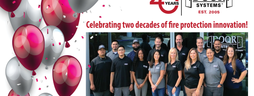 Celebrating 20 Years of Door Systems