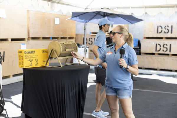 VP, Stacy pulling the next raffle prize winner