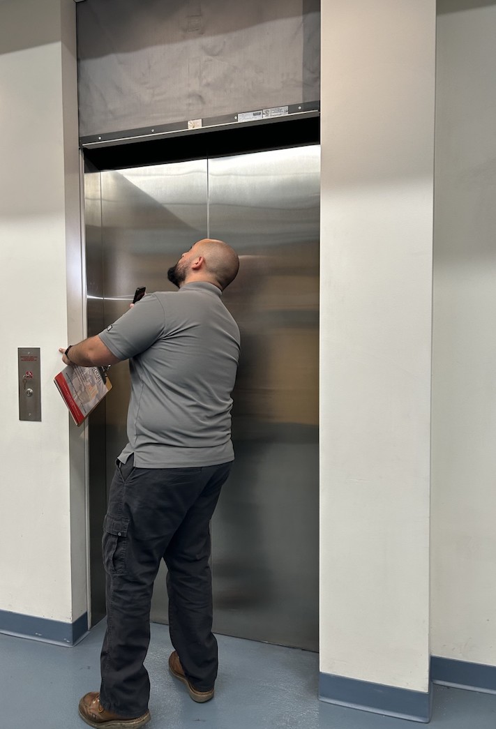 Elevator Smoke Curtain Inspection