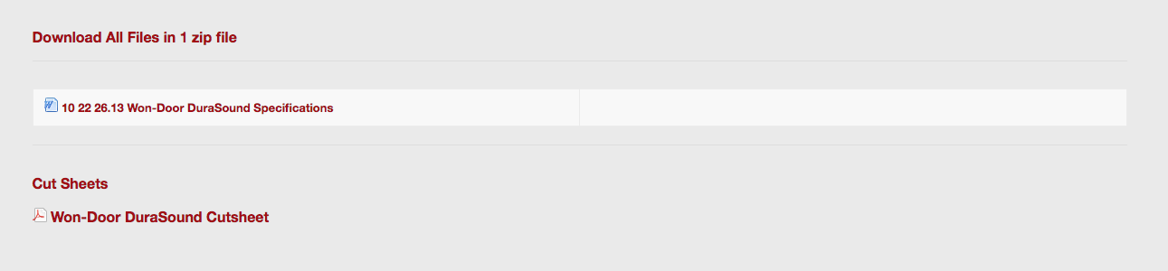 Won-Door DuraSound pre downloads image