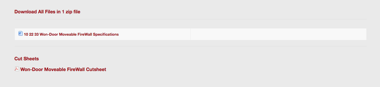 Won-Door Moveable FireWall pre-downloads image