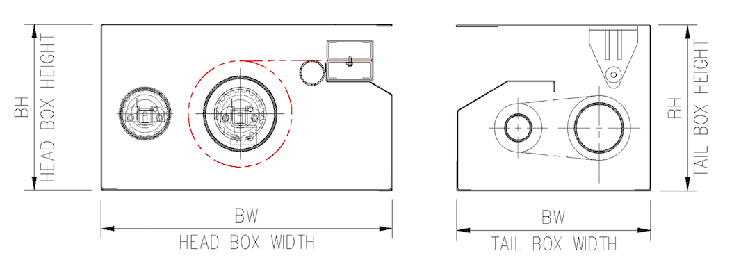 DSI-HH10B Single Parting Headbox DSI-HH10B Single Parting Headbox diagram