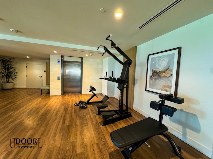 Take the elevator straight to the gym!