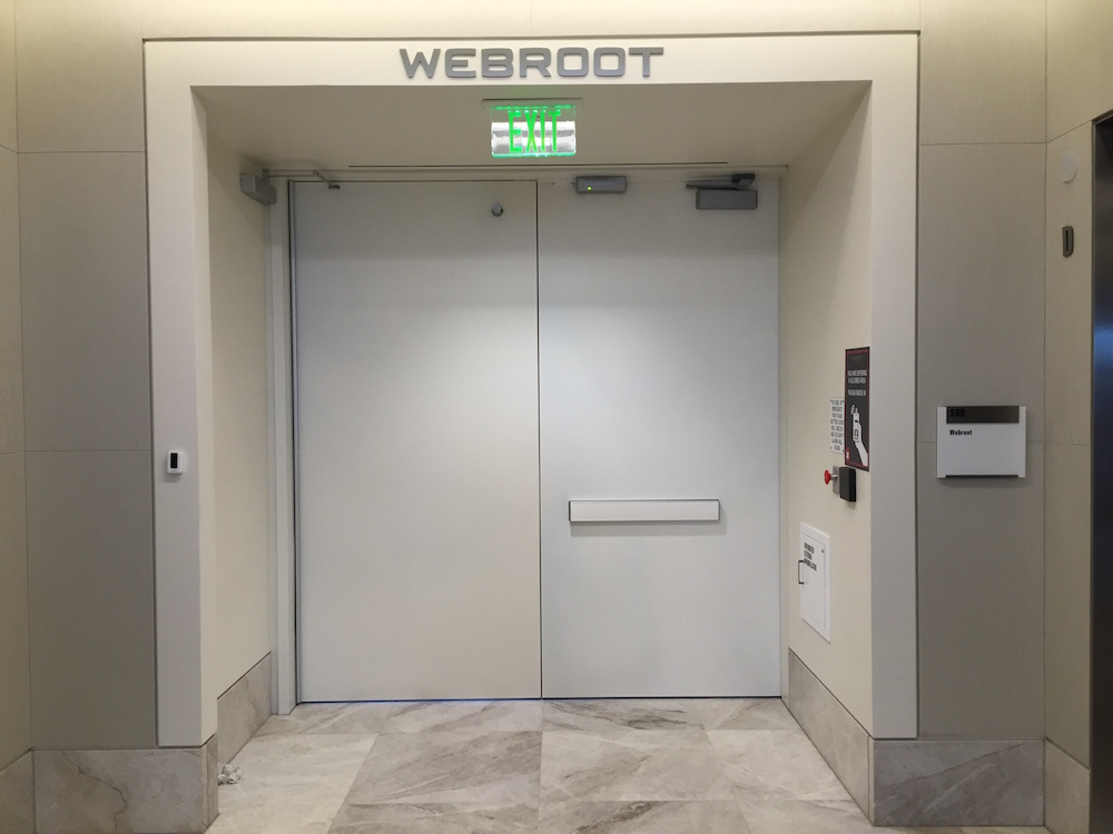 Webroot Medical Doors