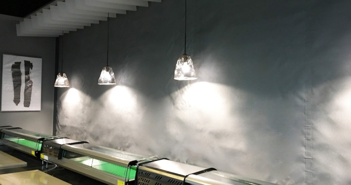 Retail Smoke Containment Curtain