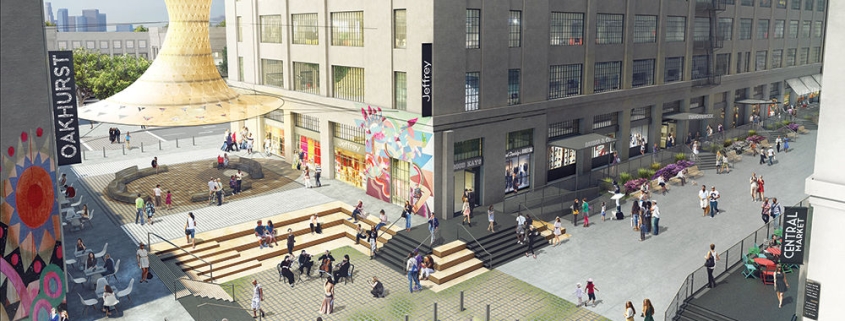 1.3 million square feet of creative office, retail and restaurants