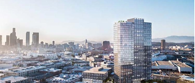 Arts District High Rise Starts Work