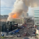 Fires at several buildings in downtown L.A. explosion