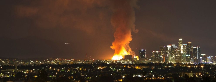 LAFD Commercial Structure Fire