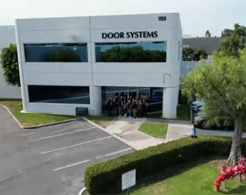 Door Systems building with staff