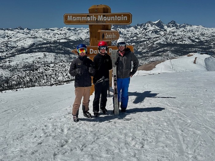 Shawn at Mammoth Mountain- Elevation 11,553 Feet